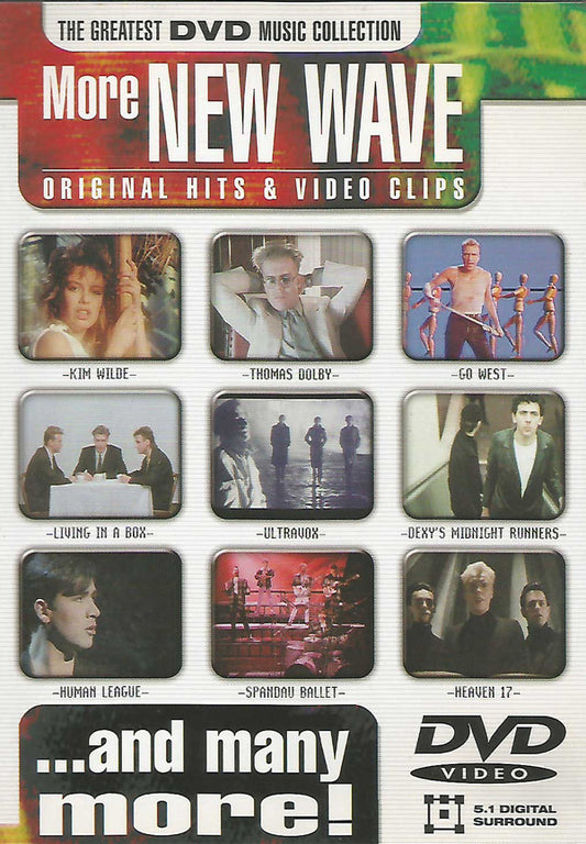 Various : More New Wave (Original Hits & Video Clips) (DVD-V, Comp, PAL)