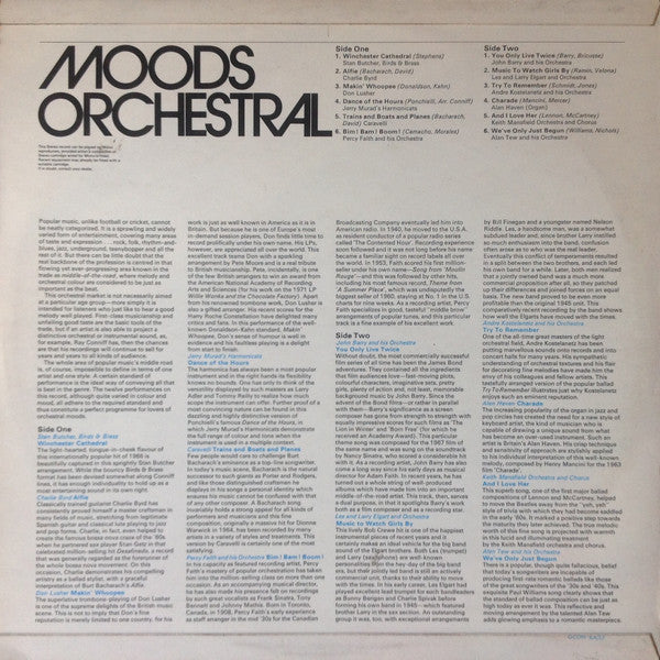 Various : Moods Orchestral (LP, Comp)
