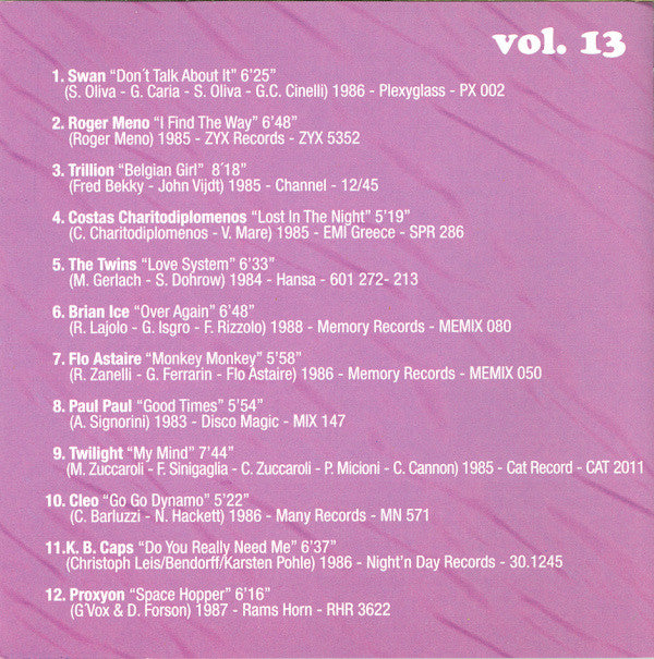 Various : I Love Disco Diamonds Collection Vol. 13 (CD, Comp, Ltd)