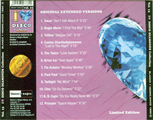 Various : I Love Disco Diamonds Collection Vol. 13 (CD, Comp, Ltd)