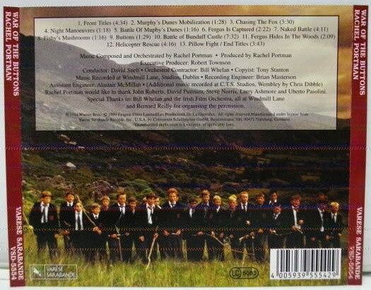 Rachel Portman : War Of The Buttons (Original Motion Picture Soundtrack) (CD, Album)