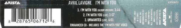 Avril Lavigne : I'm With You (CD, Single, Enh)