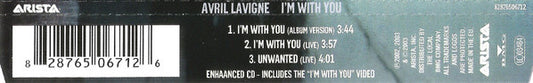 Avril Lavigne : I'm With You (CD, Single, Enh)