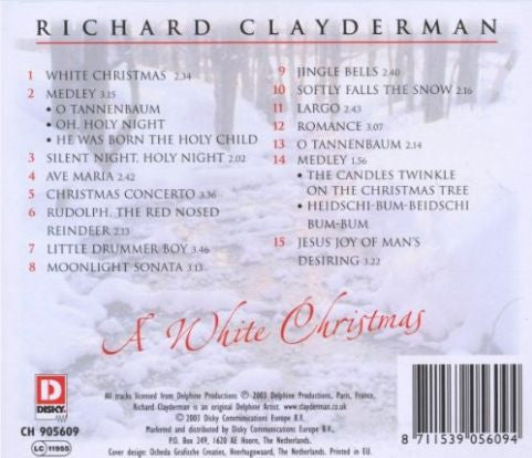 Richard Clayderman : A White Christmas (CD, Album)