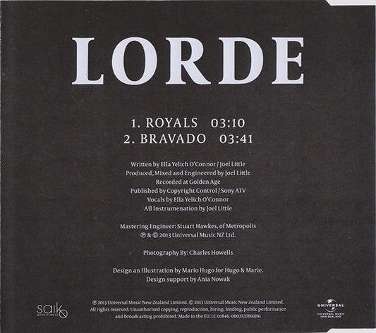 Lorde : Royals (CD, Single)