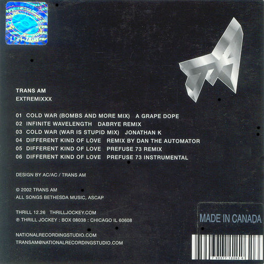 Trans Am (2) : Extremixxx (CD, EP)
