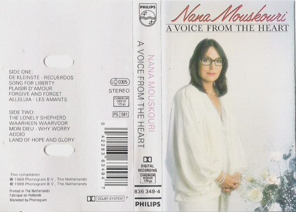 Nana Mouskouri : A Voice From The Heart (Cass, Comp)