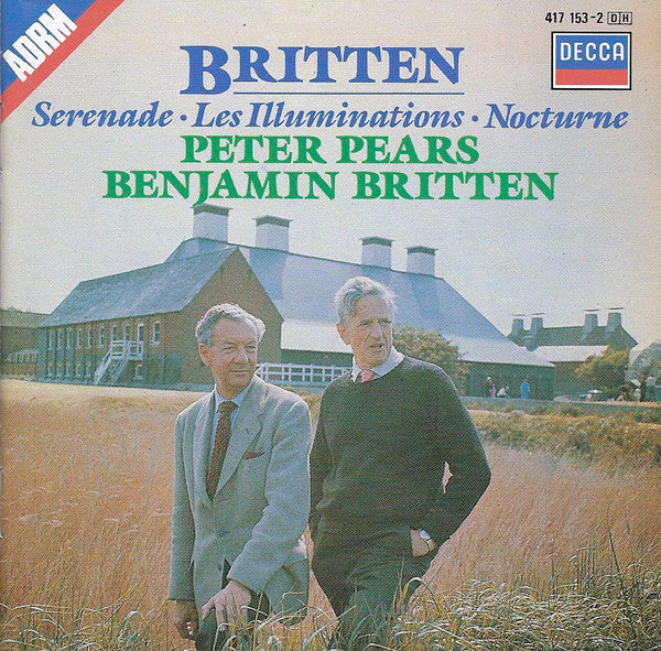 Benjamin Britten, Peter Pears : Serenade - Les Illuminations - Nocturne (CD, Album)