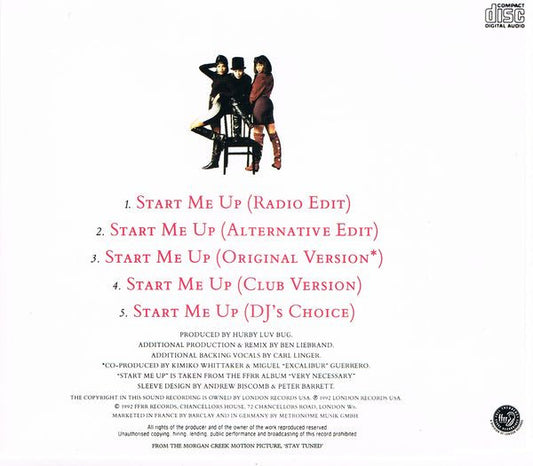 Salt 'N' Pepa : Start Me Up (CD, Maxi)