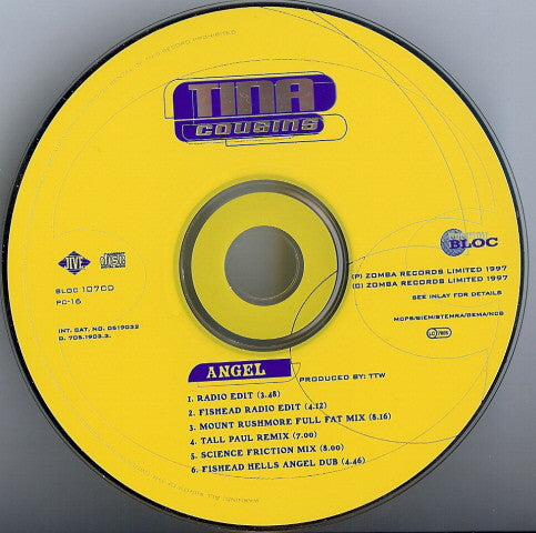 Tina Cousins : Angel (CD, Single)