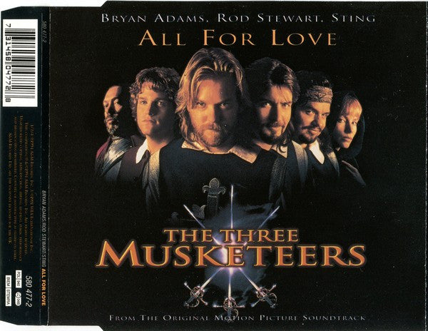 Bryan Adams, Rod Stewart, Sting : All For Love (CD, Maxi)