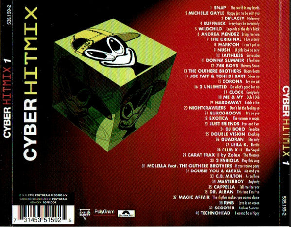 Various : Cyber Hitmix 1 (CD, Mixed)