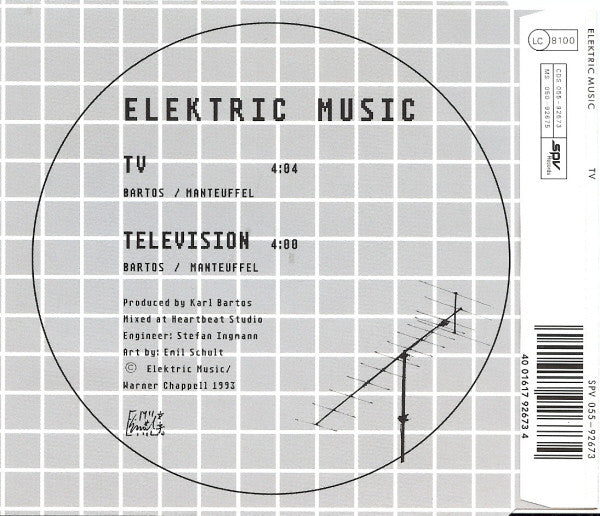 Elektric Music : TV (CD, Single)