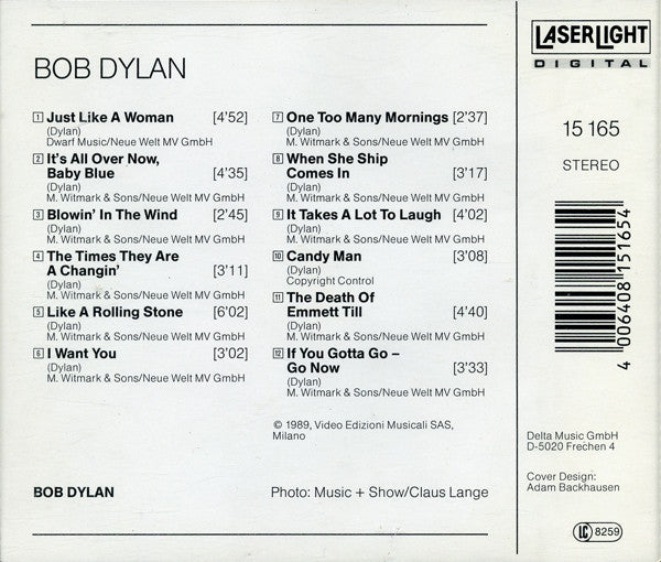 Bob Dylan : Bob Dylan (CD, Comp)