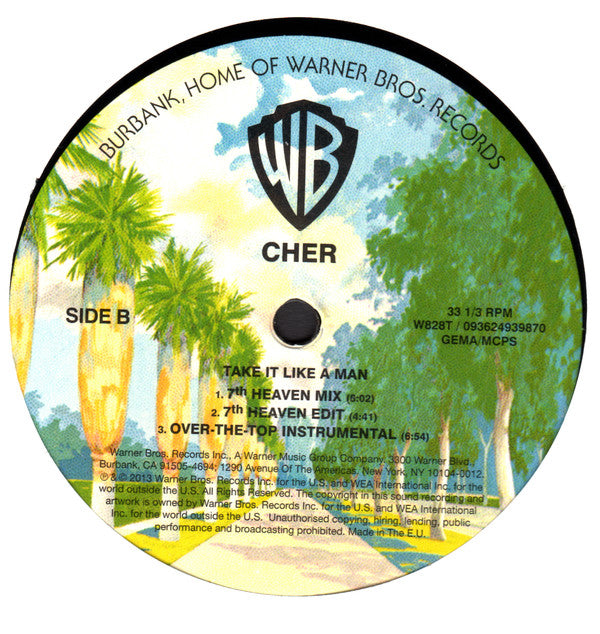 Cher : Take It Like A Man (12", Single)