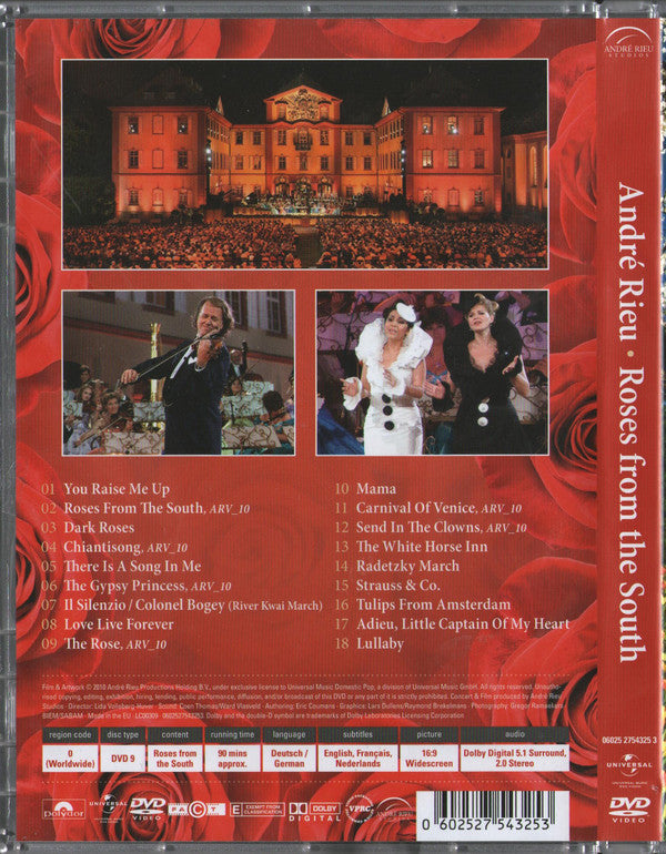 André Rieu : Roses From The South (DVD-V, PAL)