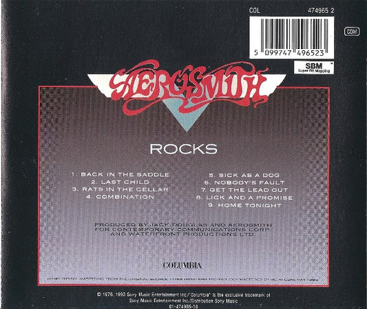 Aerosmith : Rocks (CD, Album, RE, RM)