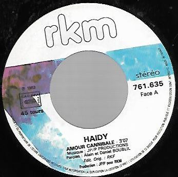 Haidy : Amour Cannibale (7", Single)