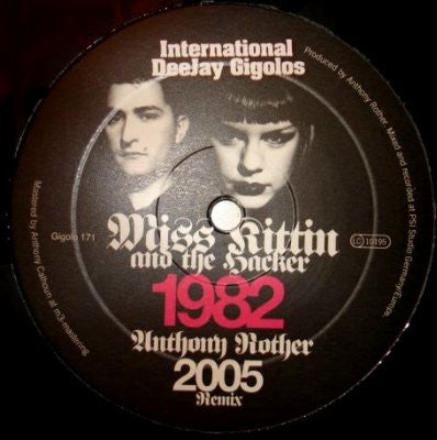 Miss Kittin & The Hacker : 1982 (Anthony Rother 2005 Remix) (12", S/Sided)