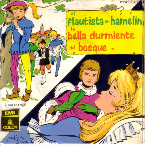 Various : El Flautista De Hamelín / La Bella Durminte Del Bosque (7", Single, RE)