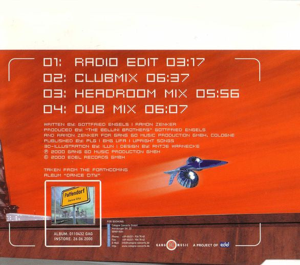 Paffendorf : Everybody Scream (CD, Maxi)