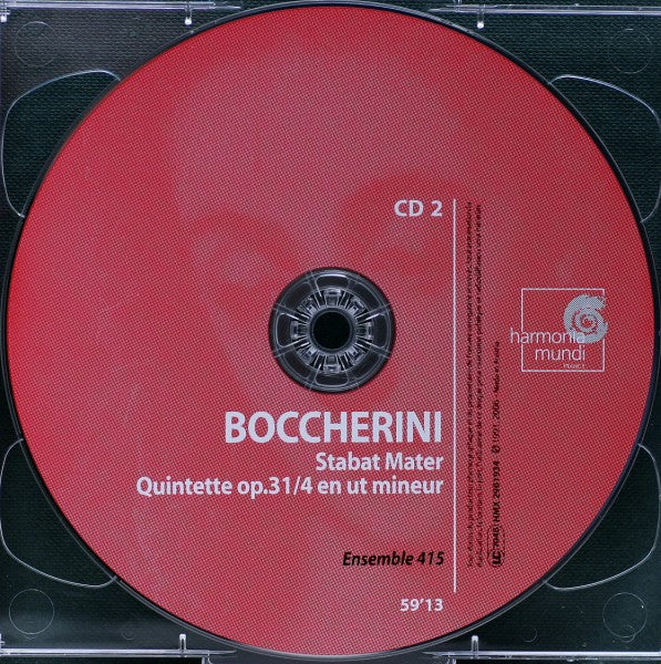 Luigi Boccherini - Ensemble 415, Chiara Banchini, Agnès Mellon : Stabat Mater / Symphonies (2xCD, Comp)