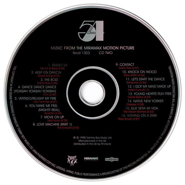 Various : 54 (Music From The Miramax Motion Picture) (2xCD, Comp)