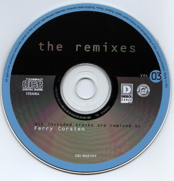 Ferry Corsten : The Remixes Vol 03 (CD, Comp)