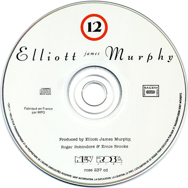 Elliott Murphy : 12 (CD, Album)