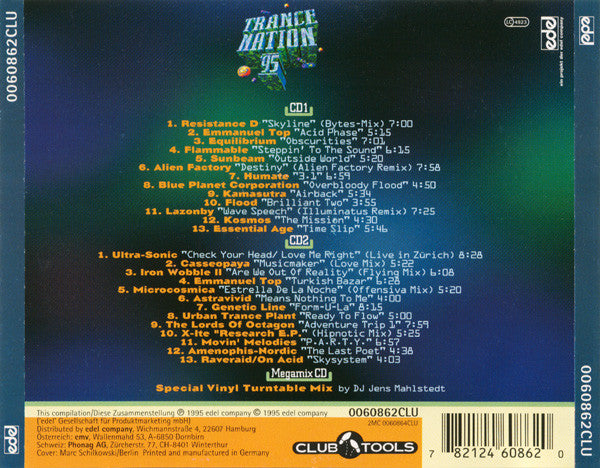 Various : Trance Nation '95 - Vol. 4 (2xCD + CD, Mixed + Comp)