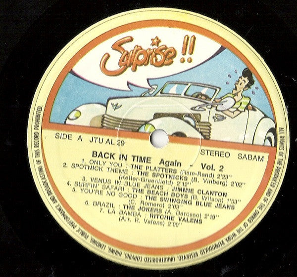 Various : Back In Time Again... Vol 2 (LP, Comp)