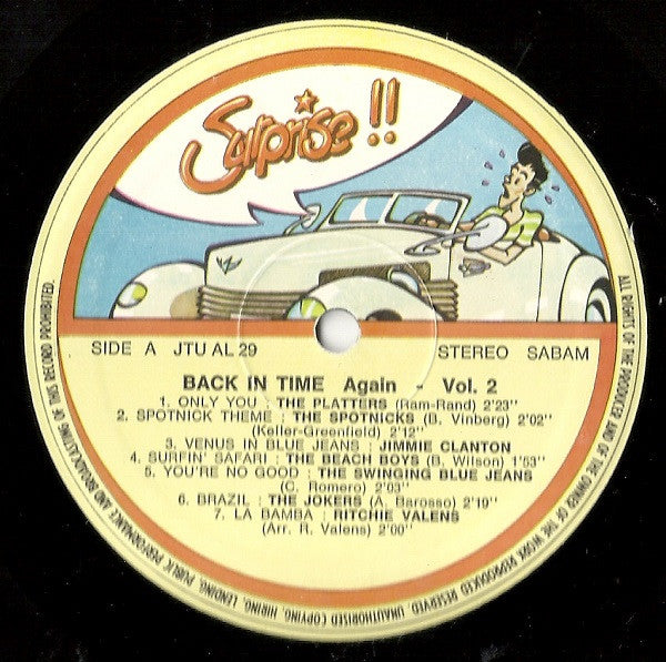 Various : Back In Time Again... Vol 2 (LP, Comp)