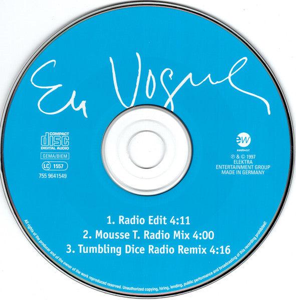 En Vogue : Whatever (CD, Single, Car)