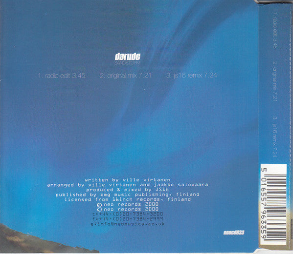 Darude : Sandstorm (CD, Single)