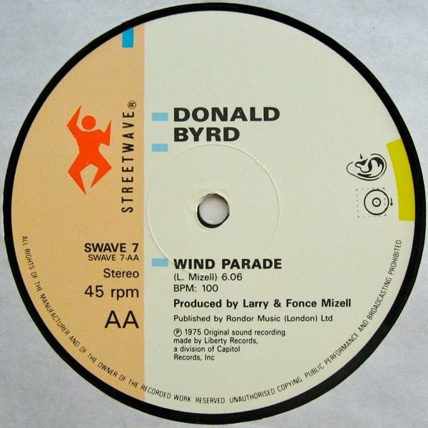 Donald Byrd : Dominoes (Live) / Wind Parade (12", Ltd)