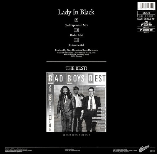 Bad Boys Blue : Lady In Black (12", Maxi)