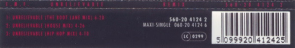EMF : Unbelievable (Remix) (CD, Maxi)