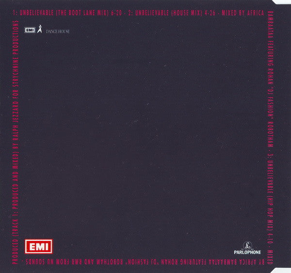 EMF : Unbelievable (Remix) (CD, Maxi)