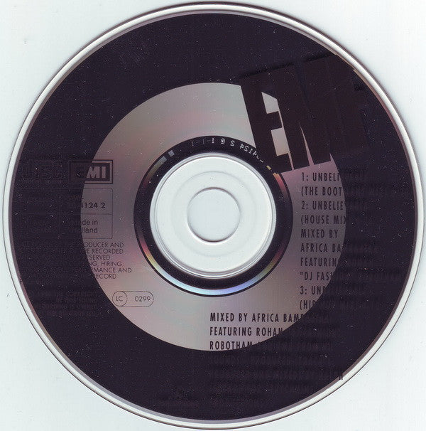 EMF : Unbelievable (Remix) (CD, Maxi)