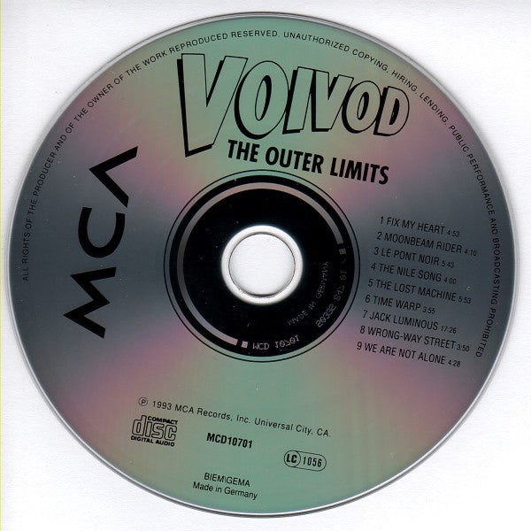 Voïvod : The Outer Limits (CD, Album)