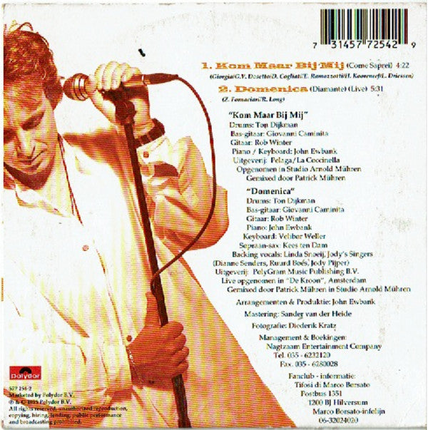 Marco Borsato : Kom Maar Bij Mij (CD, Single, Car)