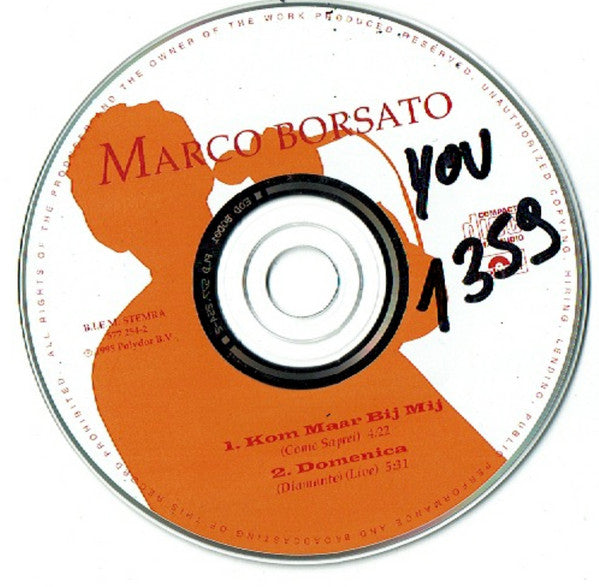 Marco Borsato : Kom Maar Bij Mij (CD, Single, Car)