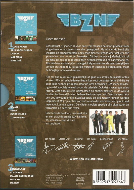 BZN : De Mooiste Muziek Specials (3xDVD, DVD)