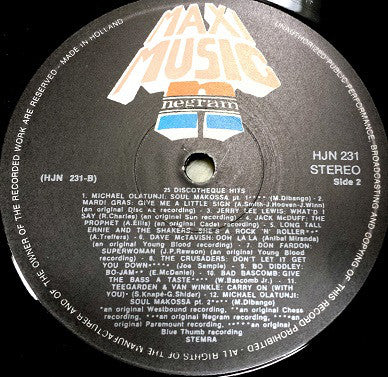 Various : 25 Discotheque Hits (LP, Comp)