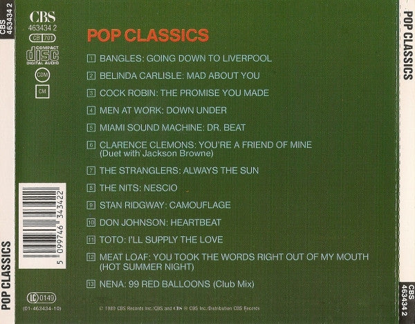 Various : Pop Classics (Nice Price Compilation Volume 2) (CD, Comp)