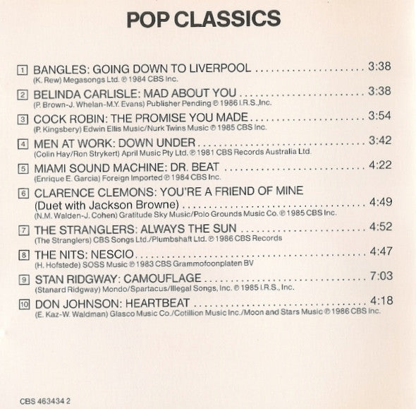 Various : Pop Classics (Nice Price Compilation Volume 2) (CD, Comp)