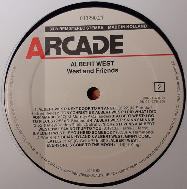 Albert West : West & Friends (LP)
