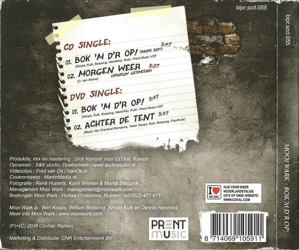 Mooi Wark : Bok 'M D'r Op! (CD, Single + DVD-V, Single, Bon)
