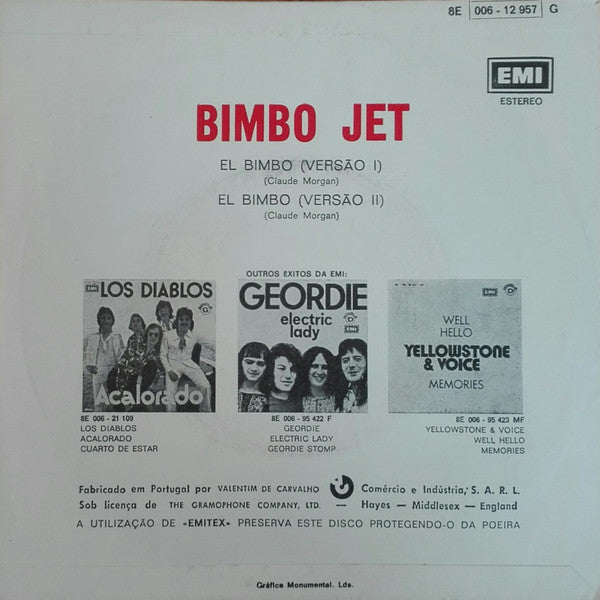 Bimbo Jet : El Bimbo (7", Single)