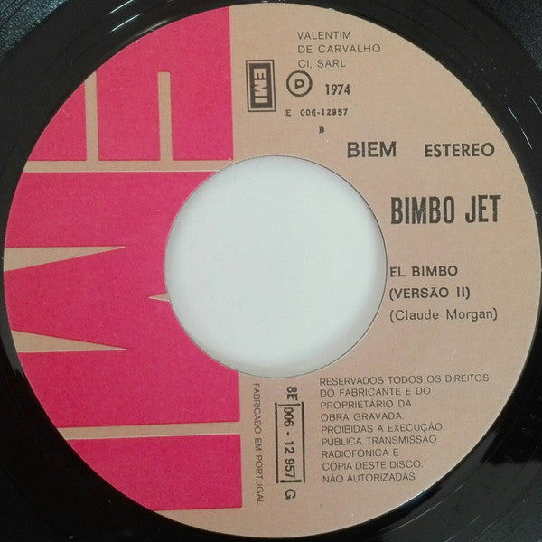 Bimbo Jet : El Bimbo (7", Single)